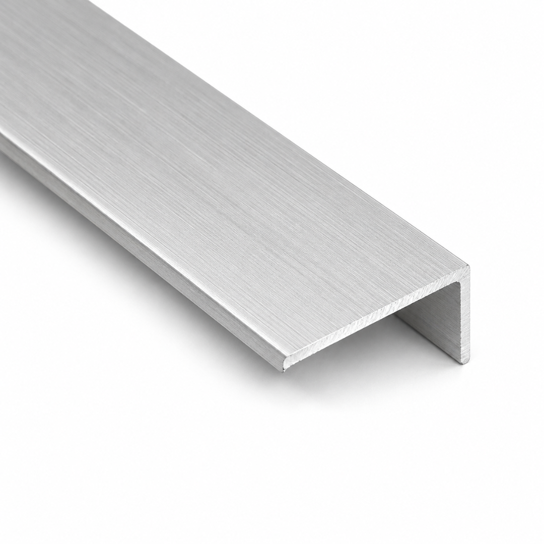 L-образна алуминиева лайсна за стенни PVC панели - 1.5 см x 1.5 см x 300 см