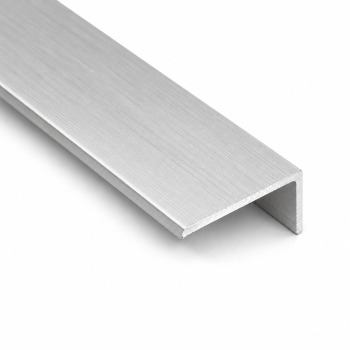 L-образна алуминиева лайсна за стенни PVC панели - 1.5 см x 1.5 см x 300 см