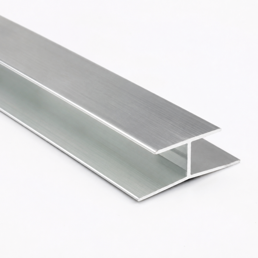 Алуминиев H профил за PVC панели - 2см x 1см x 300см