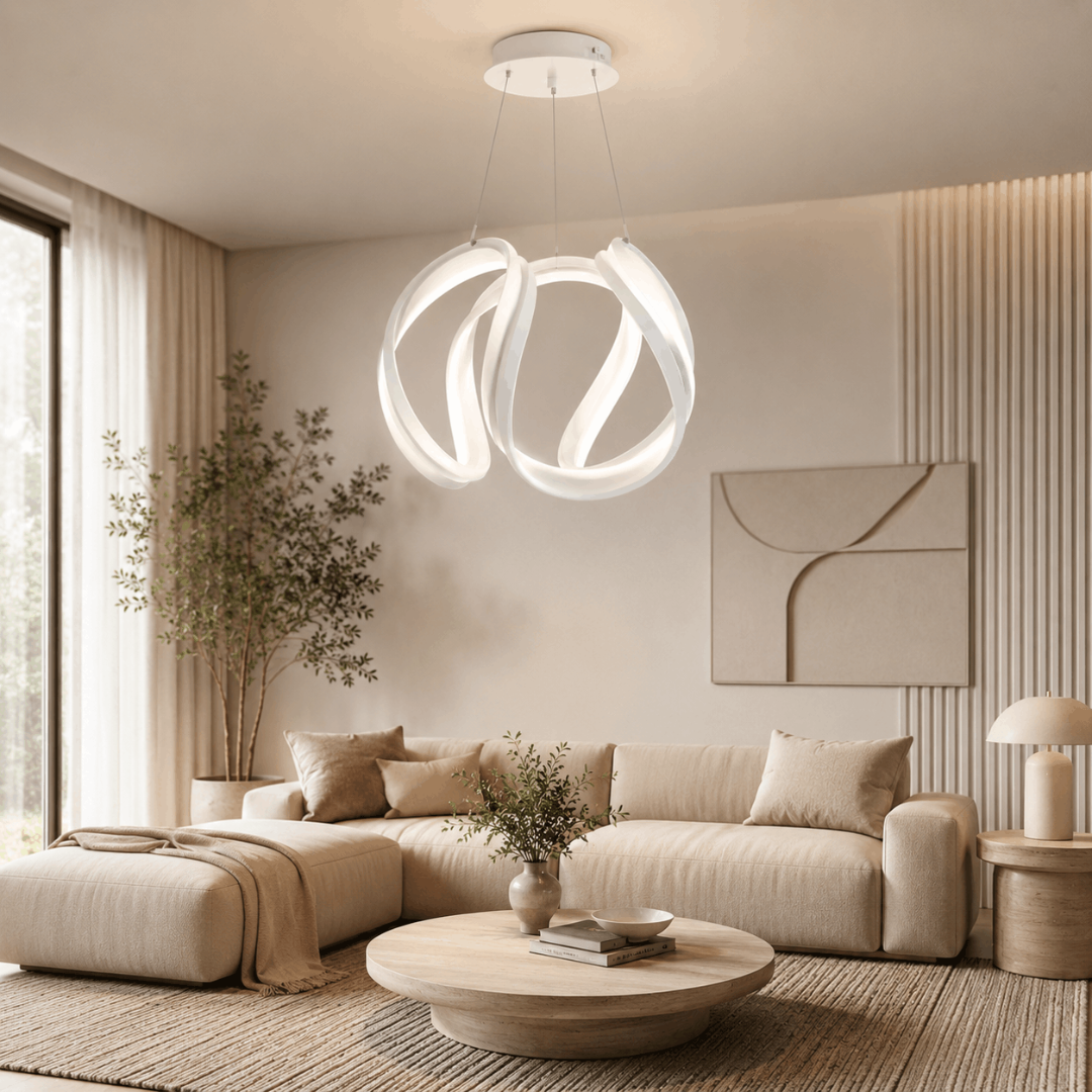 LED полилей Орион, бял, 116w, 4000k