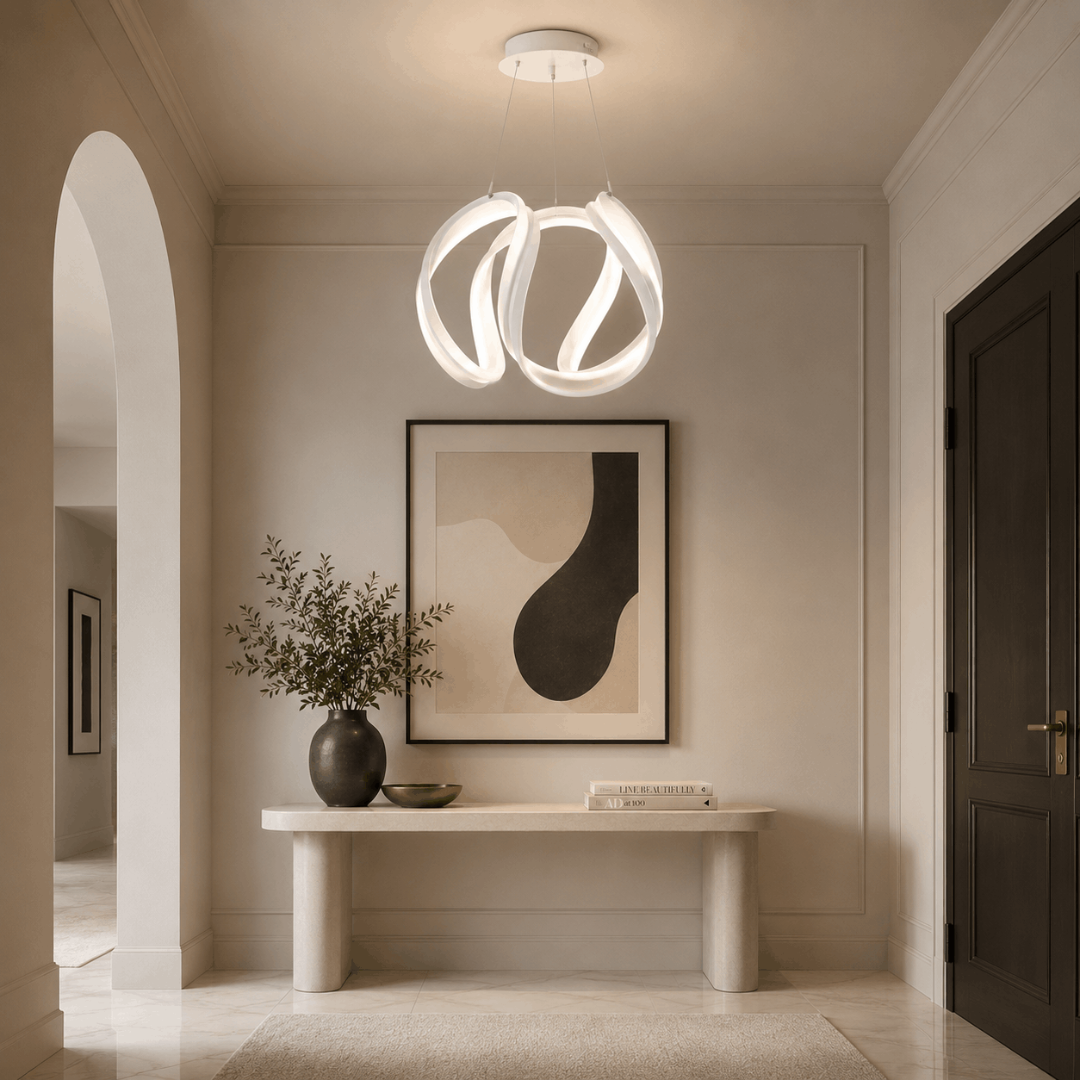 LED полилей Орион, бял, 116w, 4000k