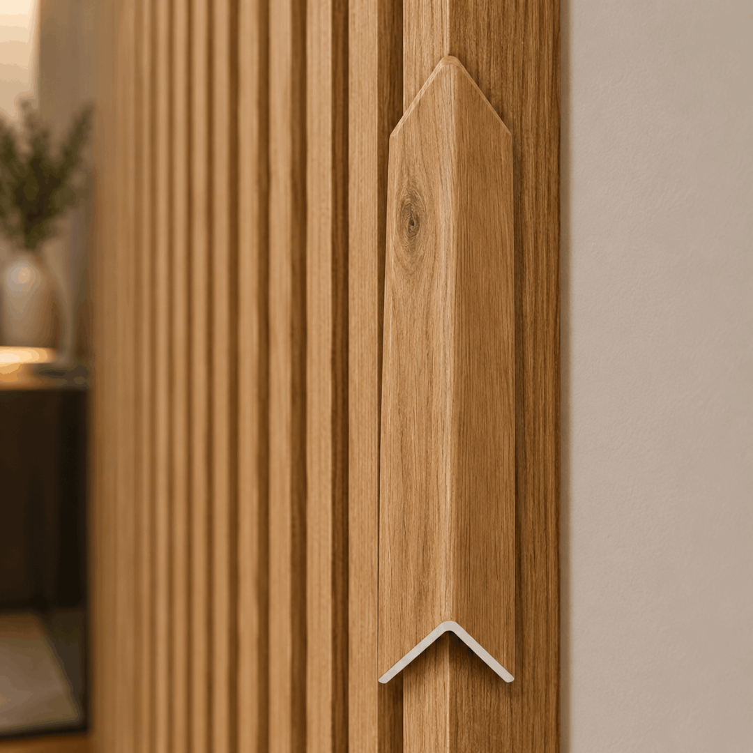 Декоративна лайсна за PVC панели Лукреция - 2.5см x 2.5см x 290см